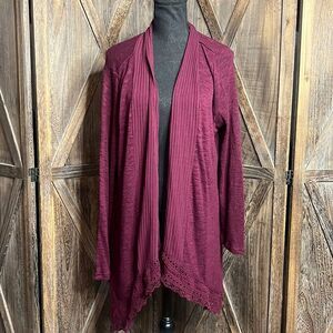 Eyeshadow sweater cardigan